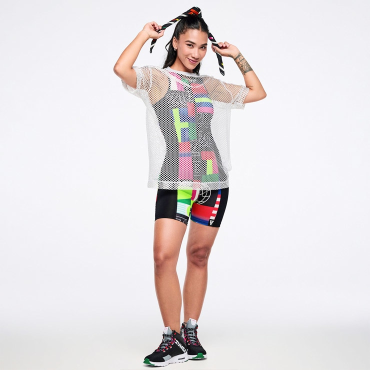 ZUMBA ズンバ 正規品 ウェア グッズ バンダナ 2枚組 ロゴ カラフル