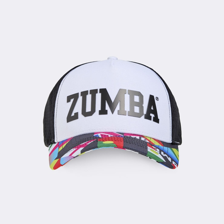 ZUMBA ズンバ 正規品 ウェア グッズ キャップ 帽子 メッシュ ロゴ 柄