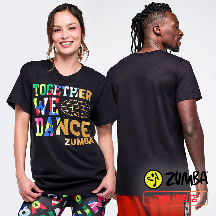 ZUMBA ズンバ 正規品 ウェア ユニセックス Tシャツ 半袖 ロゴ