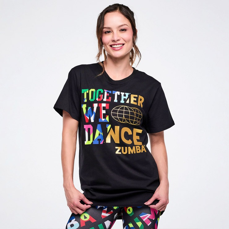 ZUMBA ズンバ 正規品 ウェア ユニセックス Tシャツ 半袖 ロゴ