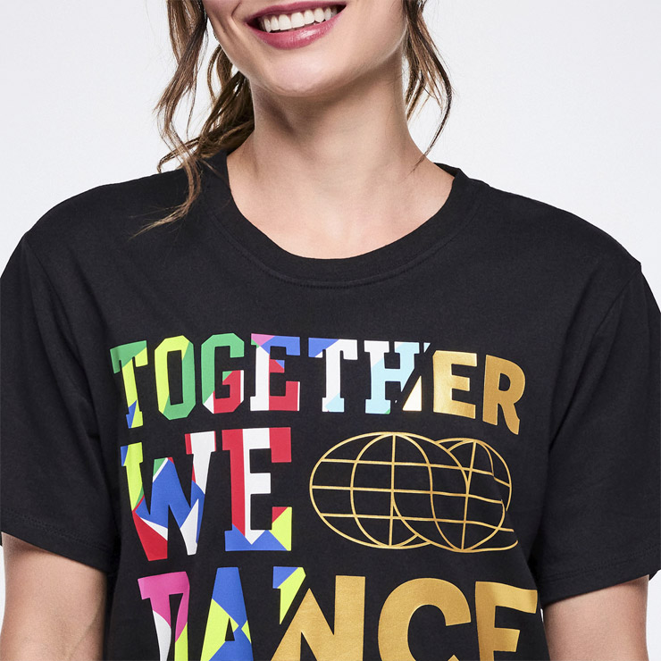ZUMBA ズンバ 正規品 ウェア ユニセックス Tシャツ 半袖 ロゴ