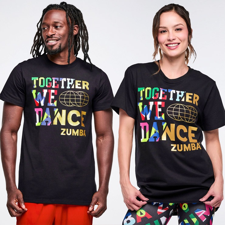 ZUMBA ズンバ 正規品 ウェア ユニセックス Tシャツ 半袖 ロゴ
