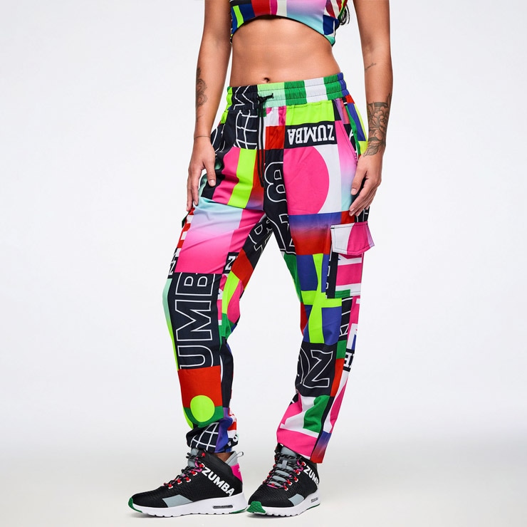 ZUMBA ズンバ 正規品 ウェア レディース カーゴパンツ ロングパンツ 総