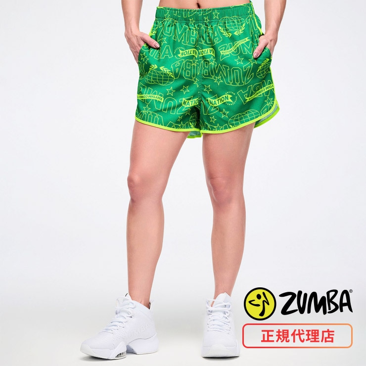 ZUMBA ズンバ 正規品 ウェア レディース ショートパンツ ウーブン