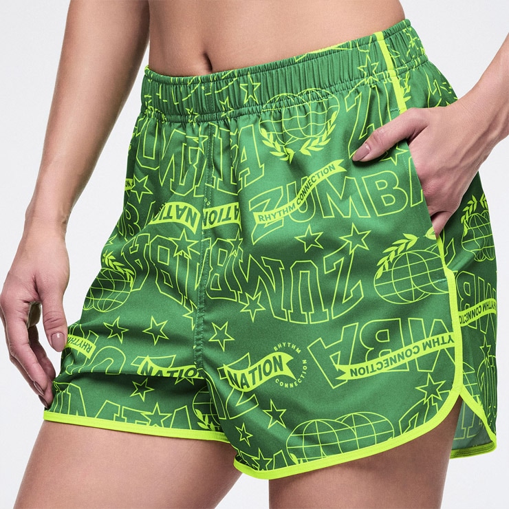 ZUMBA ズンバ 正規品 ウェア レディース ショートパンツ ウーブン