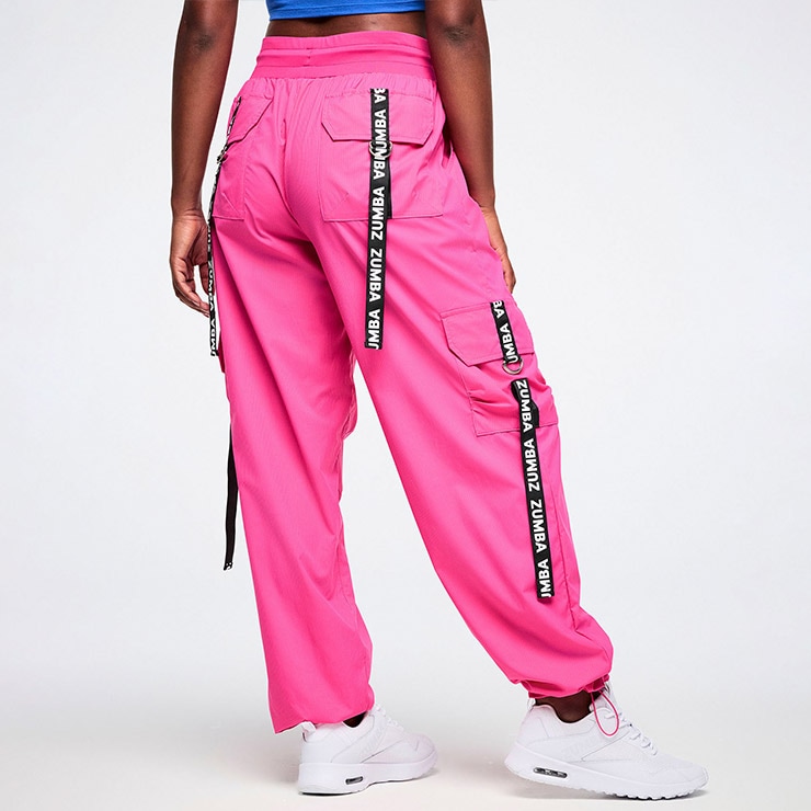 ZUMBAウェア正規品 ピンク カーゴパンツ ZUMBA ズンバ 正規品 ウェア レディース カーゴパンツ ロングパンツ