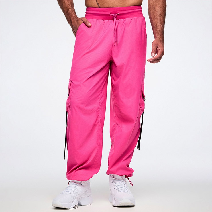 ZUMBAウェア正規品 ピンク カーゴパンツ ZUMBA ズンバ 正規品 ウェア レディース カーゴパンツ ロングパンツ