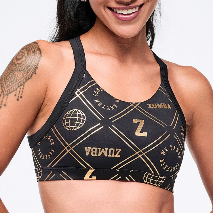 ZUMBA ズンバ 正規品 ウェア レディース ブラ ブラトップ スクープ