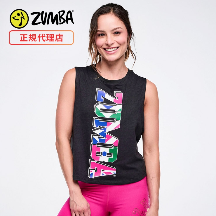 ZUMBA ズンバ 正規品 ウェア レディース タンクトップ ノースリーブ