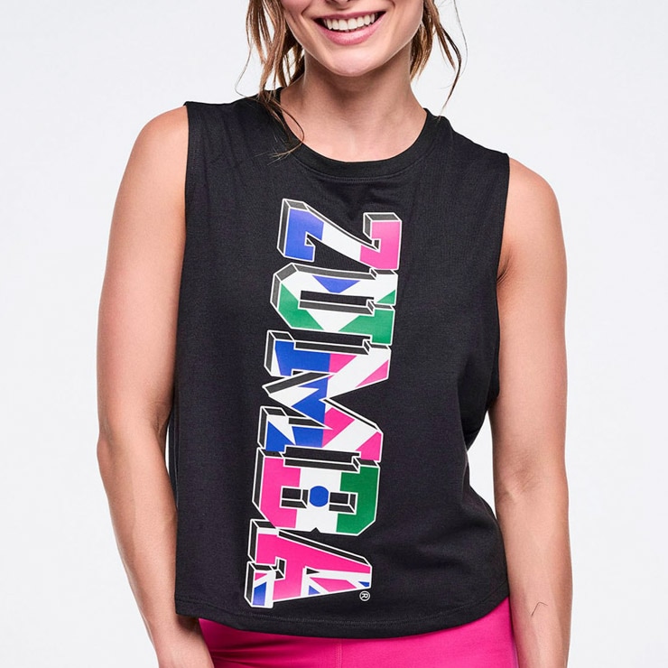 ZUMBA ズンバ 正規品 ウェア レディース タンクトップ ノースリーブ