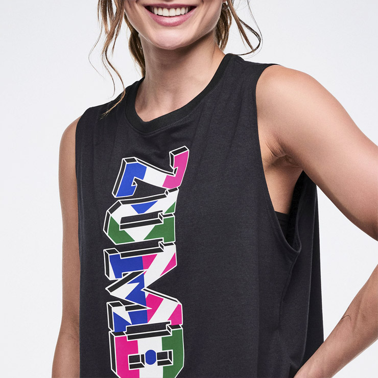 ZUMBA ズンバ 正規品 ウェア レディース タンクトップ ノースリーブ