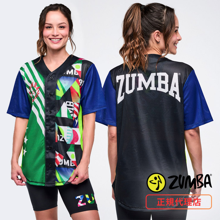 ZUMBA ズンバ 正規品 ウェア レディース シャツ ベースボールシャツ