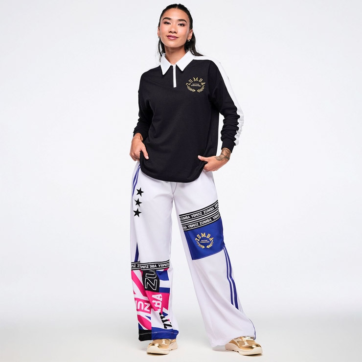 ZUMBA ズンバ 正規品 ウェア レディース ワイドパンツ トラックパンツ