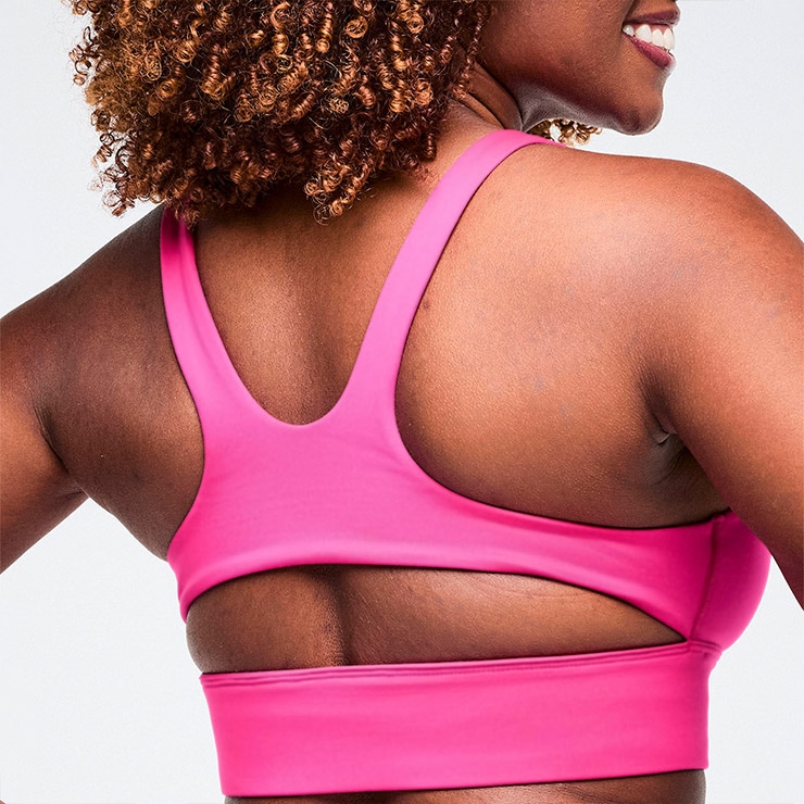 ZUMBA ズンバ 正規品 ウェア レディースブラ ブラトップ ロゴ バック