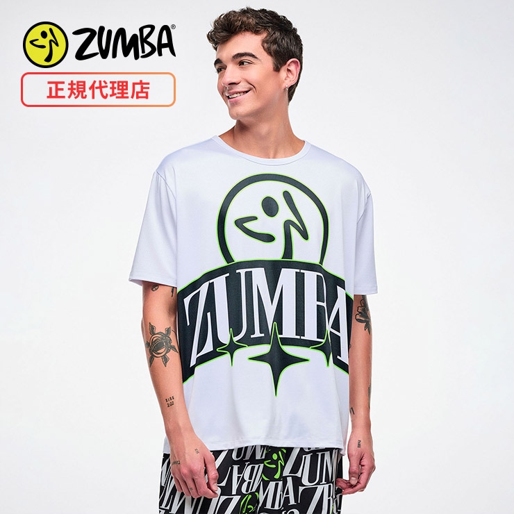 新品　正規品　ズンバ　 ラスト　S メッシュ　Ｔシャツ ZUMBA ズンバ 正規品 ウェア メンズ Tシャツ 半袖 ロゴ 丸首 メッシュ