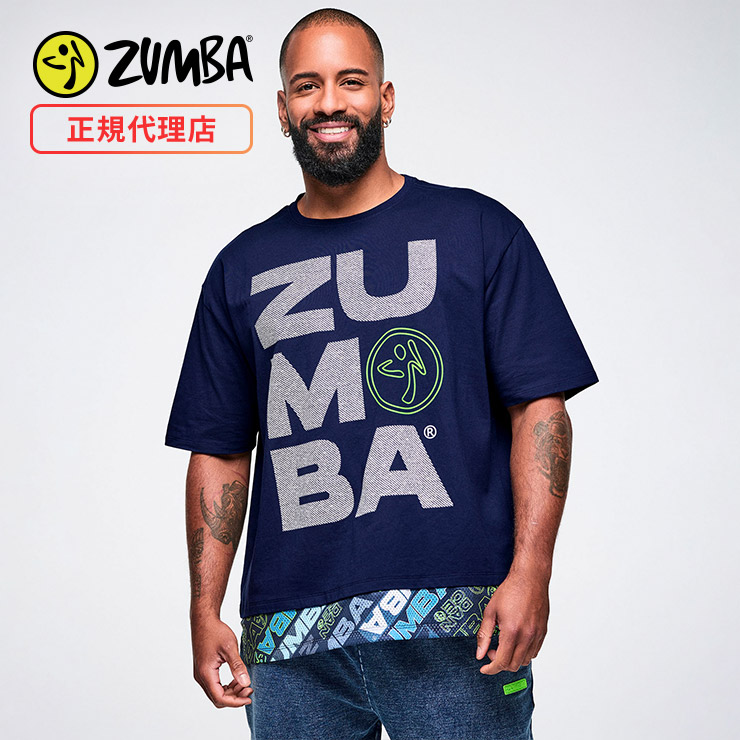 ZUMBA ズンバ 正規品 ウェアメンズ Tシャツ 半袖 オーバーサイズ ロゴ