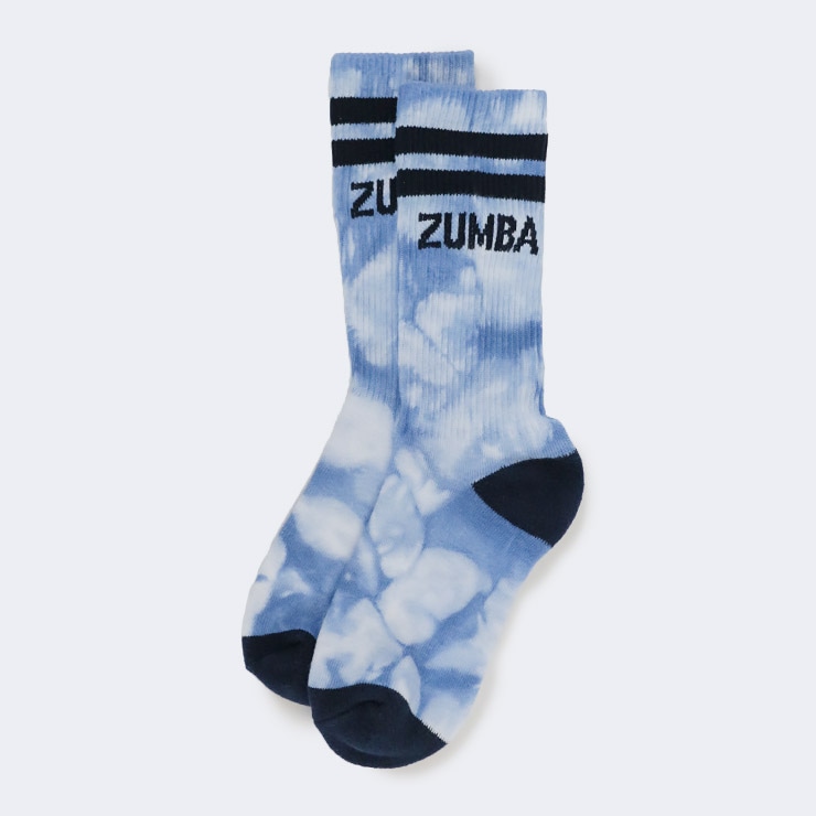 ZUMBA ズンバ 正規品 ウェアグッズ ソックス 靴下 ライン タイダイ