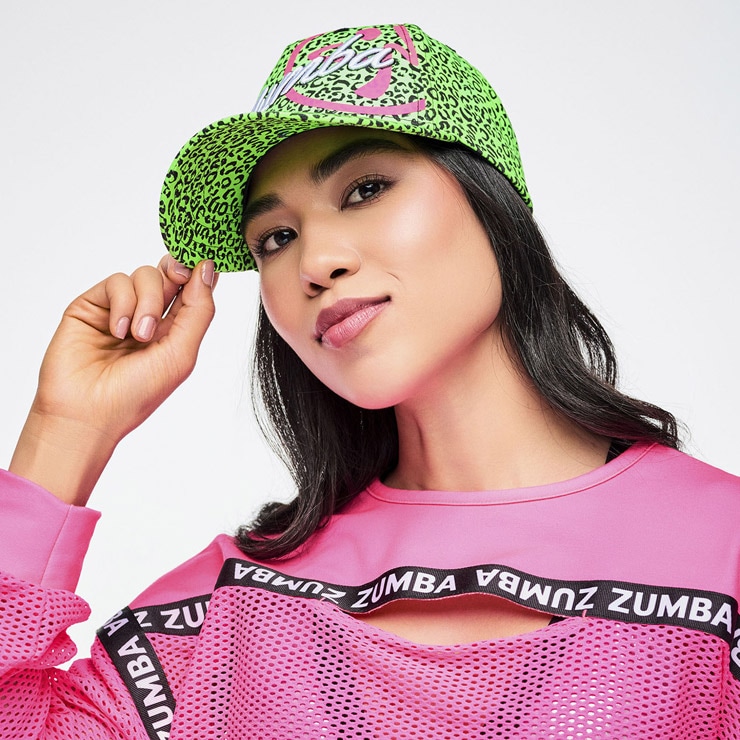 ZUMBA ズンバ 正規品 グッズ キャップ 帽子 ヒョウ柄 レオパード ロゴ