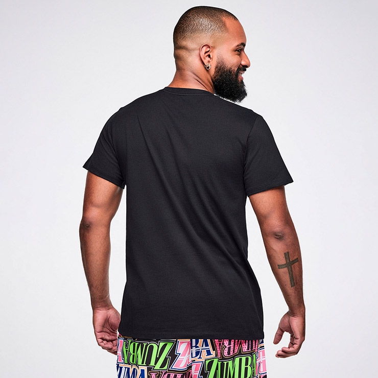 ZUMBA ズンバ 正規品 ウェア ユニセックス Tシャツ 半袖 ロゴ 丸首
