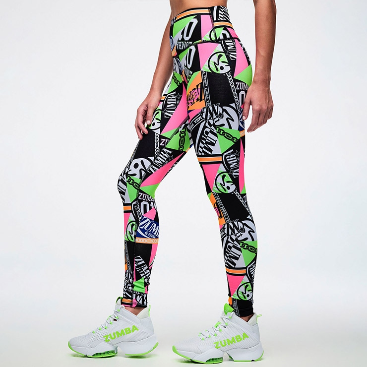 【未使用】ZUMBA ブラとレギンスセット ZUMBA ズンバ 正規品 ウェア レディース レギンス アンクル丈