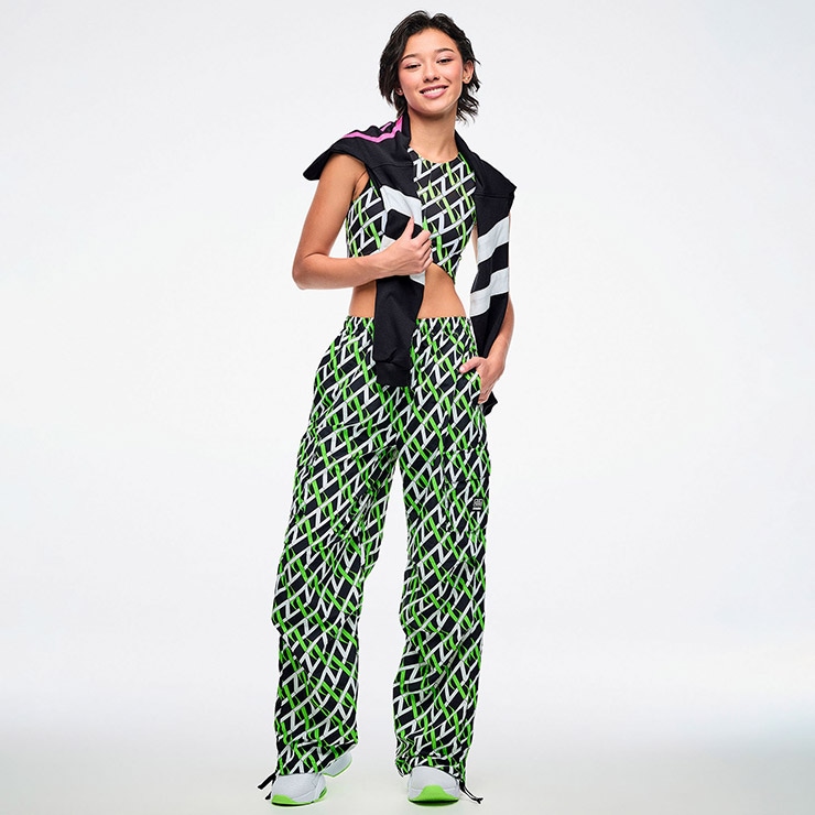 ZUMBA ズンバ 正規品 ウェア レディース カーゴパンツ ロングパンツ 総