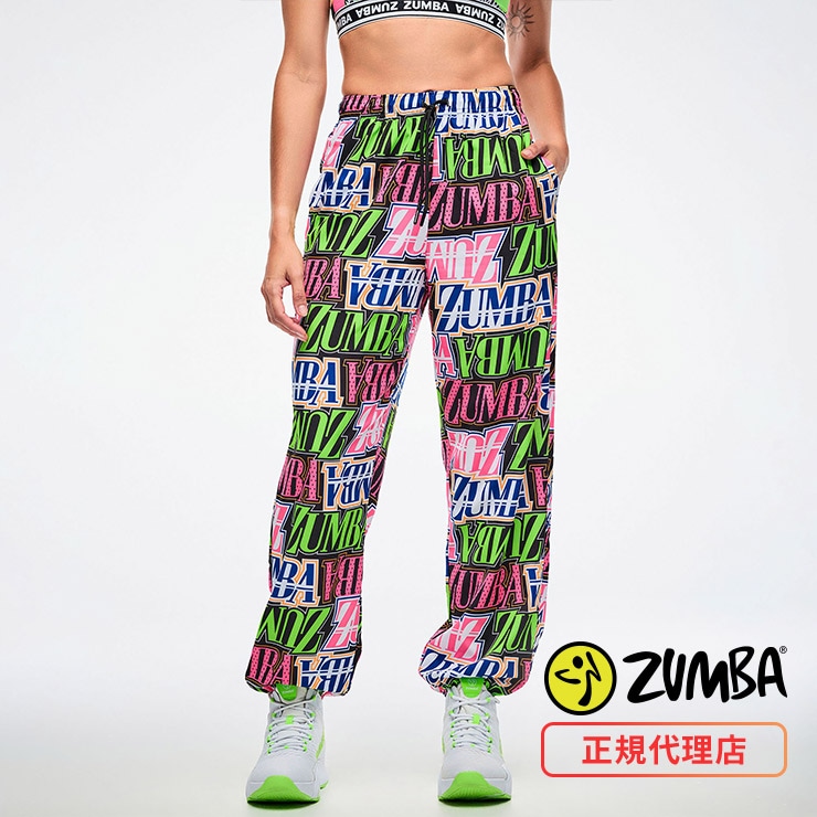 ZUMBA ズンバ 正規品 ウェア レディース パンツ ロングパンツ 総柄