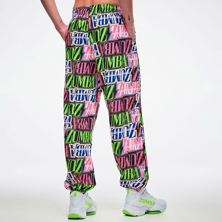 ZUMBA ズンバ 正規品 ウェア レディース パンツ ロングパンツ 総柄