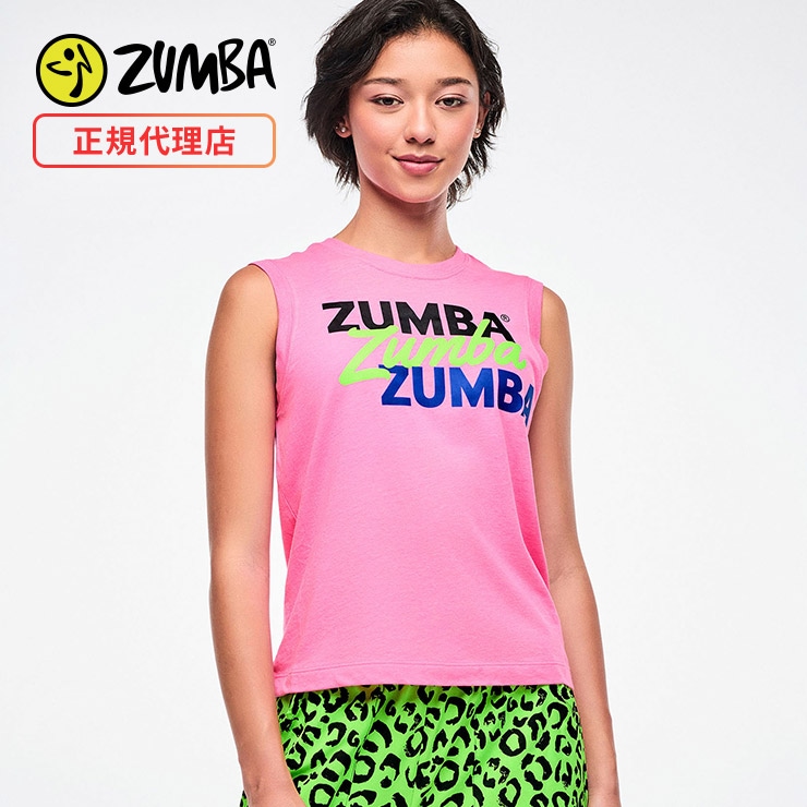 ZUMBA ズンバ 正規品 ウェア レディース タンクトップ ノースリーブ