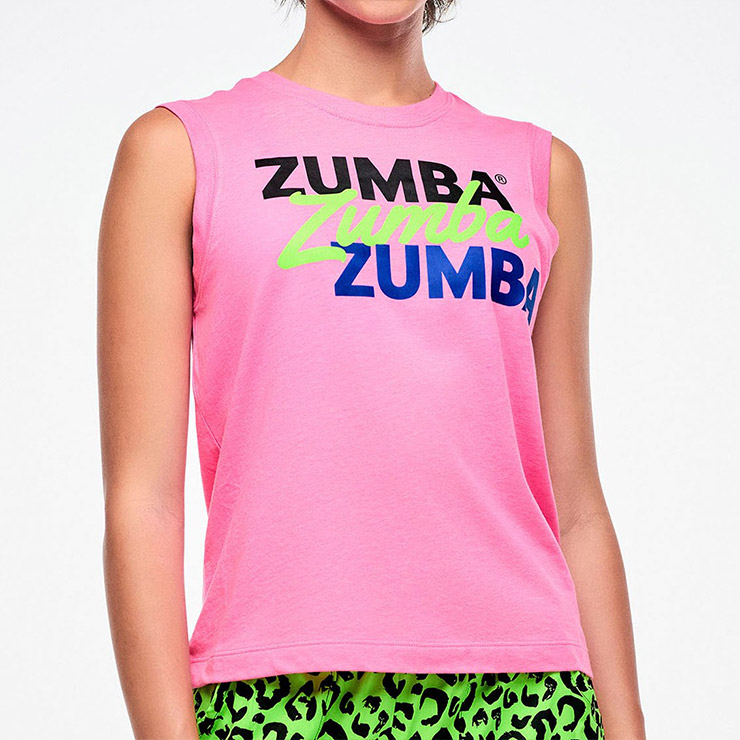 ZUMBA ズンバ 正規品 ウェア レディース タンクトップ ノースリーブ