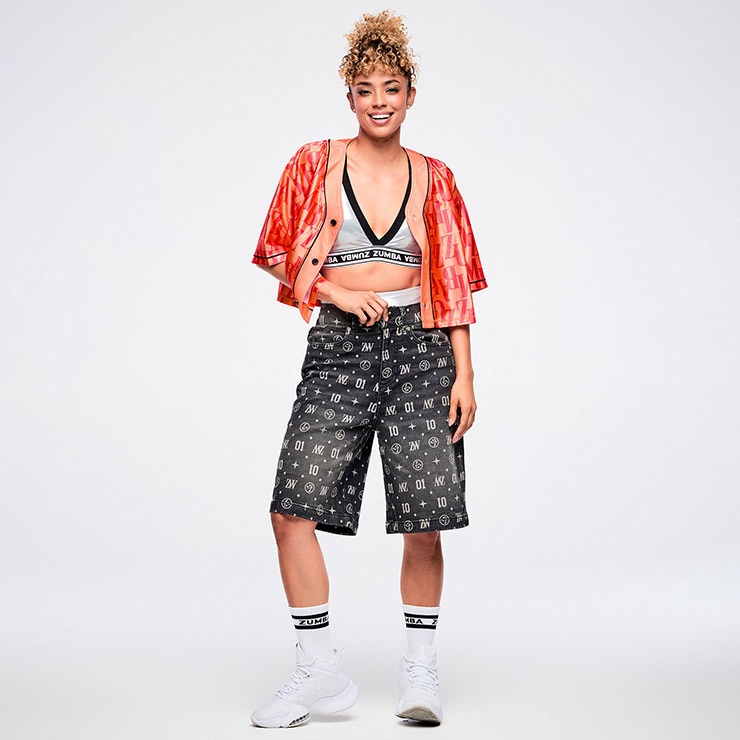 ZUMBA ズンバ 正規品 ウェア レディース ベースボールシャツ トップス