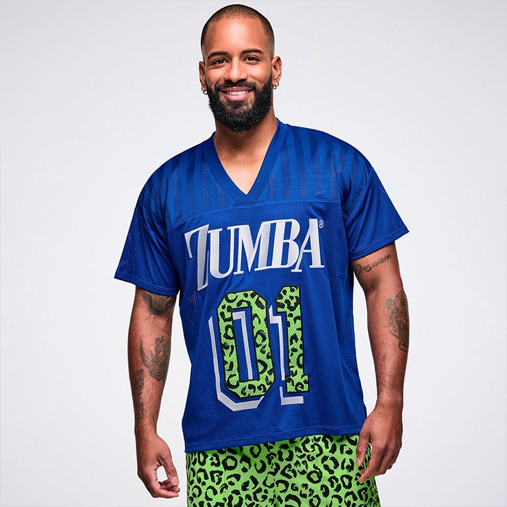 ZUMBA ズンバ 正規品 ウェア レディース トップス 半袖 Vネック ロゴ