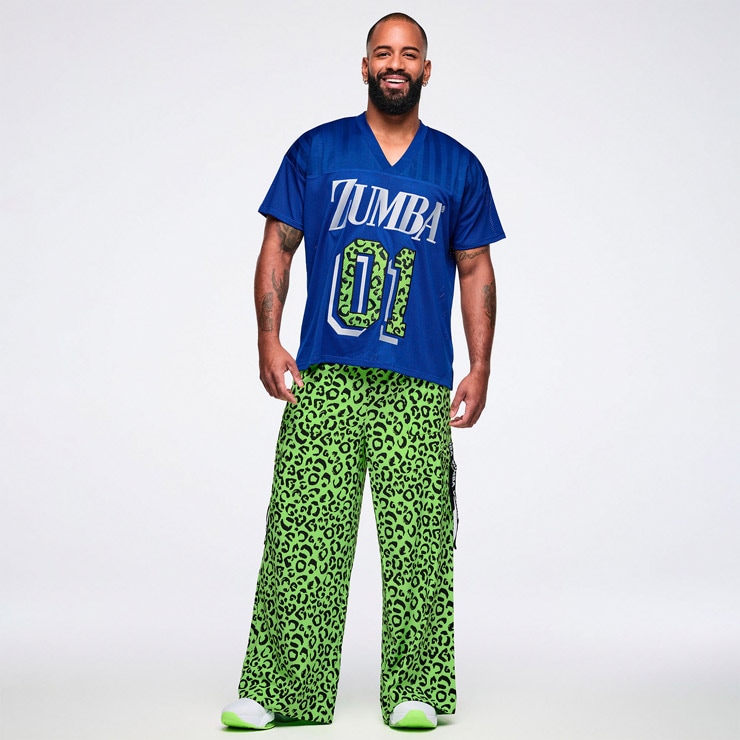 ZUMBA ズンバ 正規品 ウェア レディース トップス 半袖 Vネック ロゴ