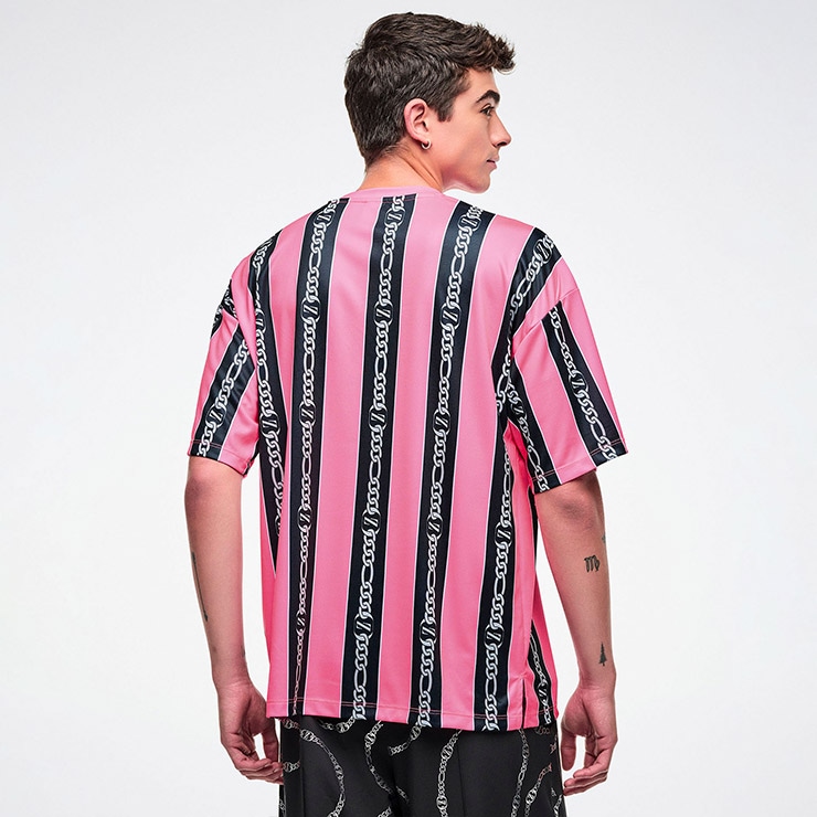 ZUMBA ズンバ 正規品 ウェア レディース Tシャツ 半袖 ストライプ