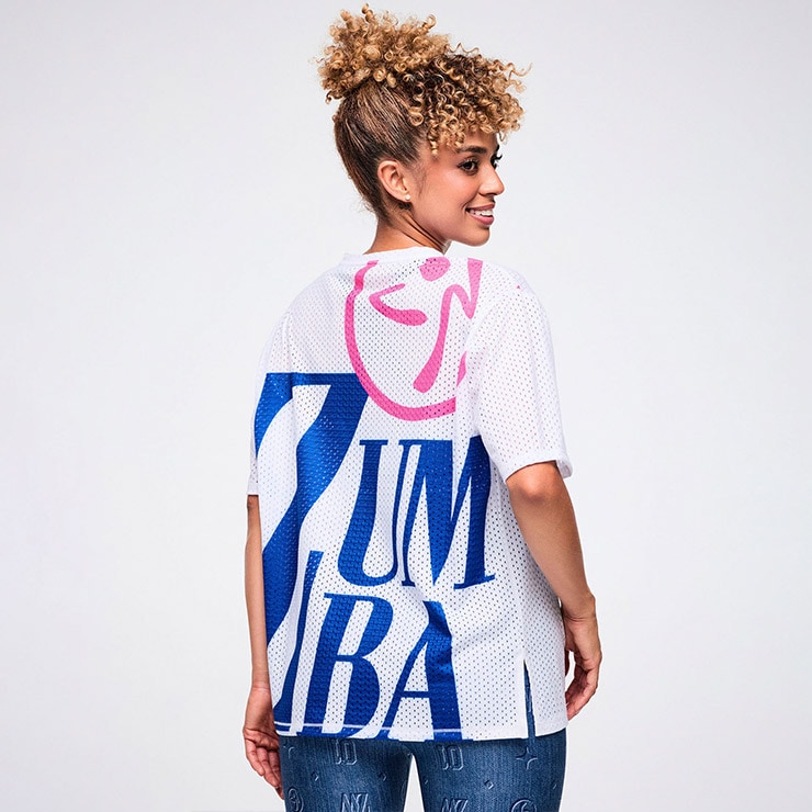 ZUMBA ズンバ 正規品 ウェア レディース Tシャツ 半袖 丸首 ロゴ