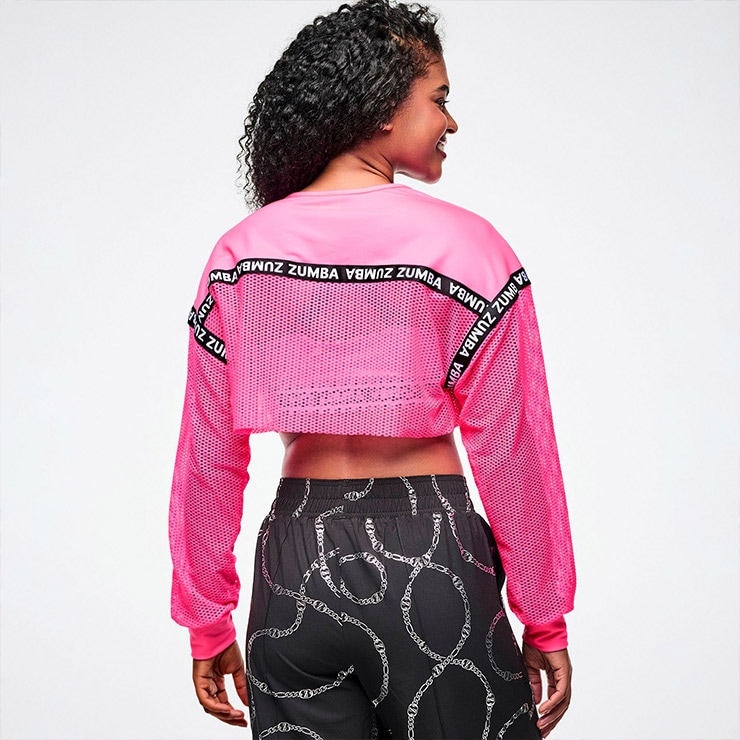 ZUMBA ズンバ 正規品 ウェア レディース トップス ロングスリーブ ロゴ