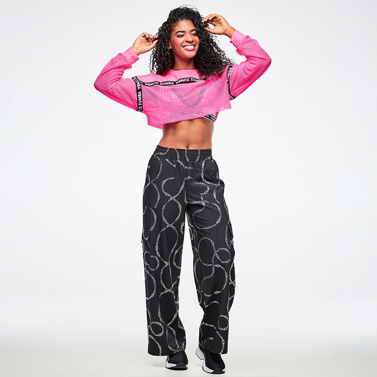 ZUMBA ズンバ 正規品 ウェア レディース トップス ロングスリーブ ロゴ