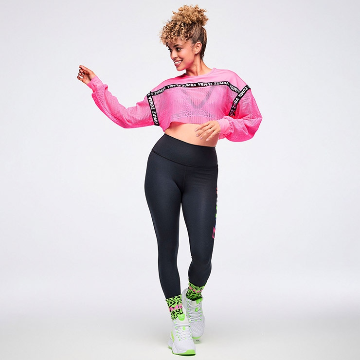 ZUMBA ズンバ 正規品 ウェア レディース トップス ロングスリーブ ロゴ
