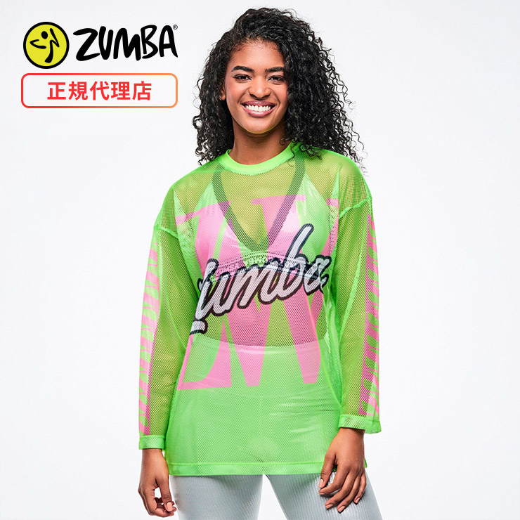 ZUMBA ズンバ 正規品 ウェア レディース メッシュ ネオン 蛍光