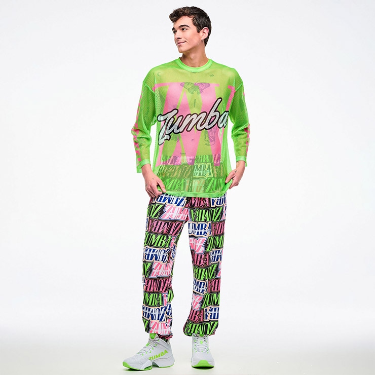 ZUMBA ズンバ 正規品 ウェア レディース メッシュ ネオン 蛍光
