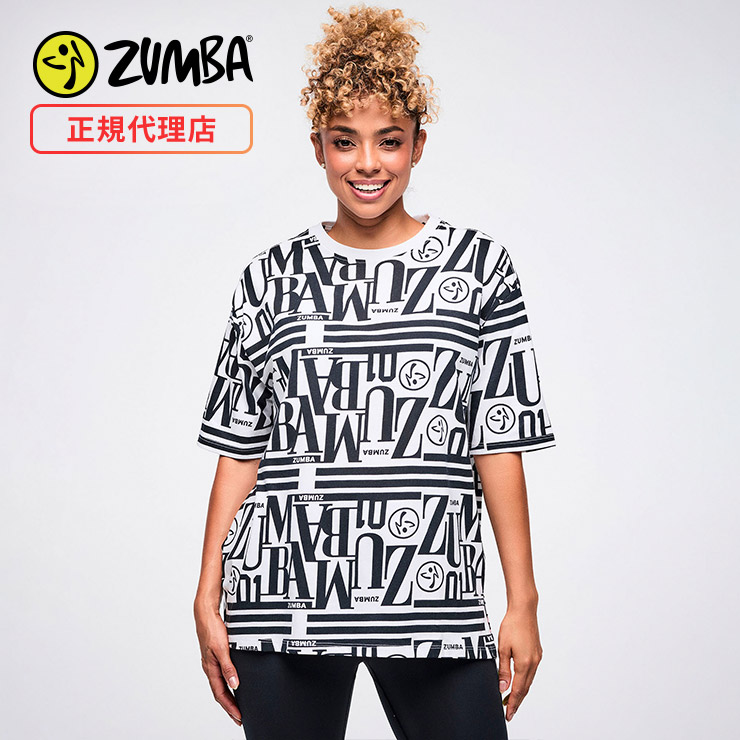 ZUMBA ズンバ 正規品 ウェア レディース トップス ボックス 半袖 丸首