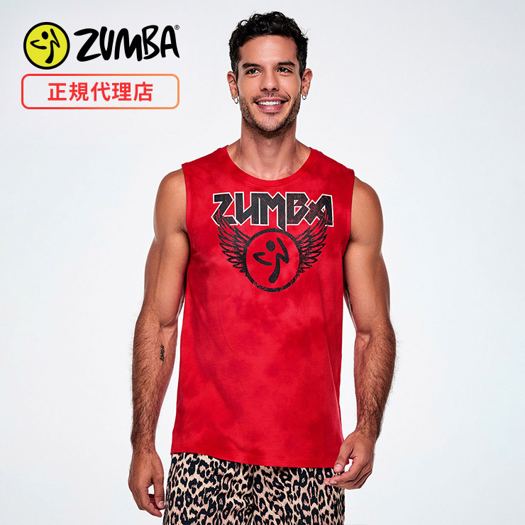 ZUMBA ズンバ 正規品 ウェア メンズ タンクトップ ノースリーブ 