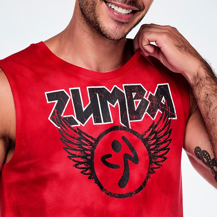 ZUMBA ズンバ 正規品 ウェア メンズ タンクトップ ノースリーブ