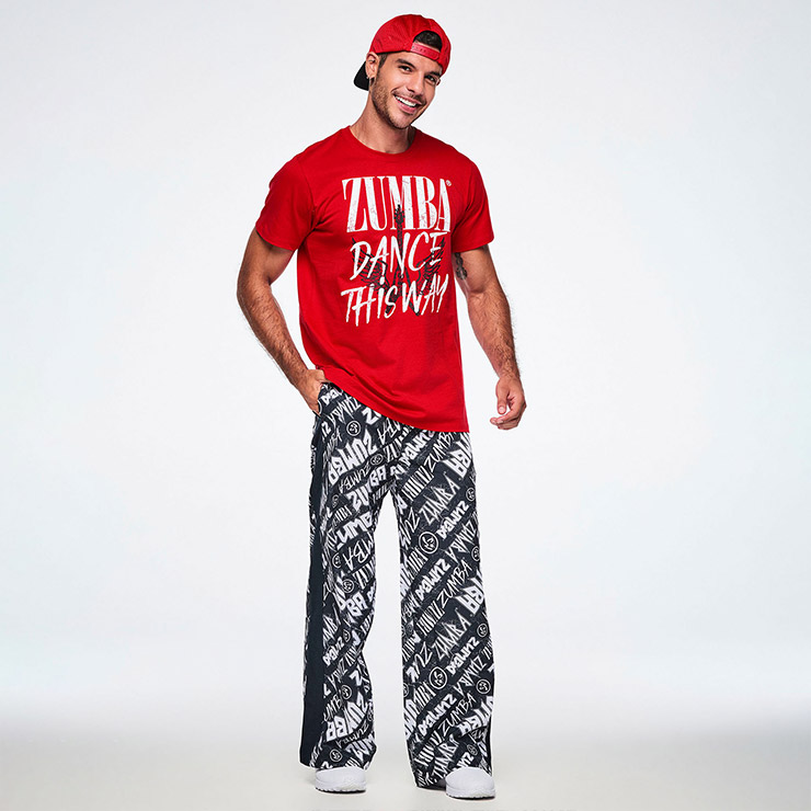ZUMBA ズンバ 正規品 ウェア ユニセックス Tシャツ 半袖 丸首 ロゴ