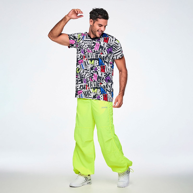 ZUMBA ズンバ 正規品 ウェア レディース ワイドパンツ ネオンカラー