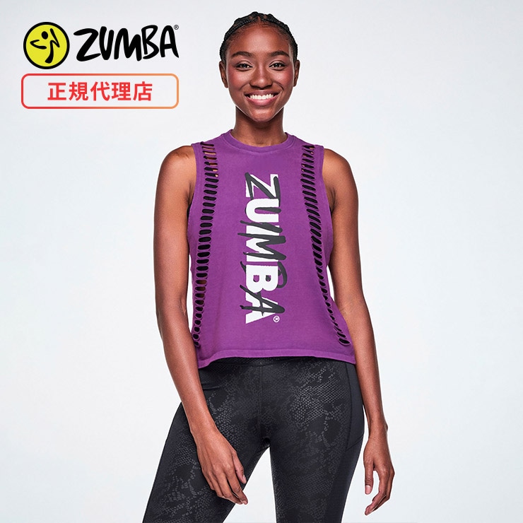 ZUMBA ズンバ 正規品 ウェア レディース タンクトップ ノースリーブ 