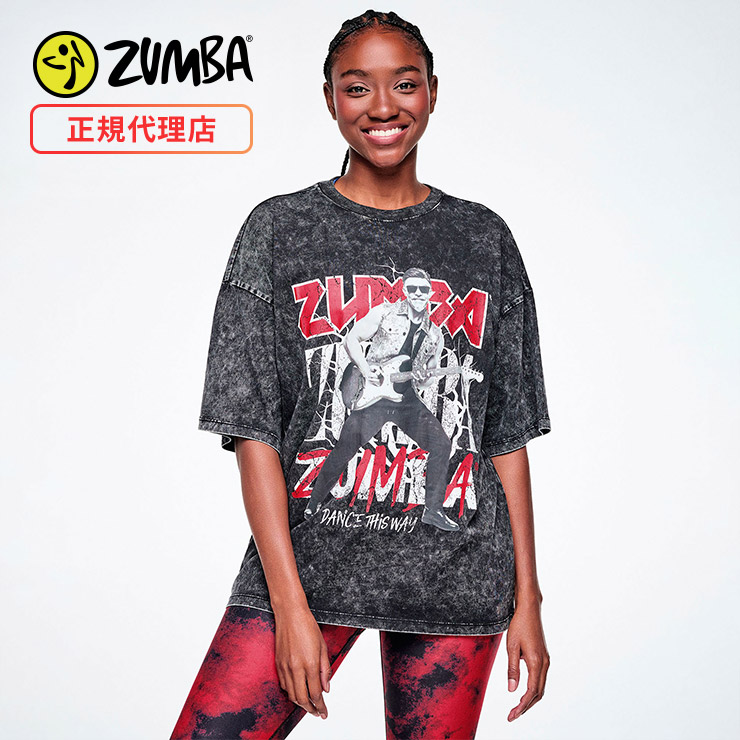 Zumba Wear 長袖 ボディスーツ 総柄 ZUMBA ズンバ 正規品 ウェア レディース シャツ 長袖 チェック 襟付き