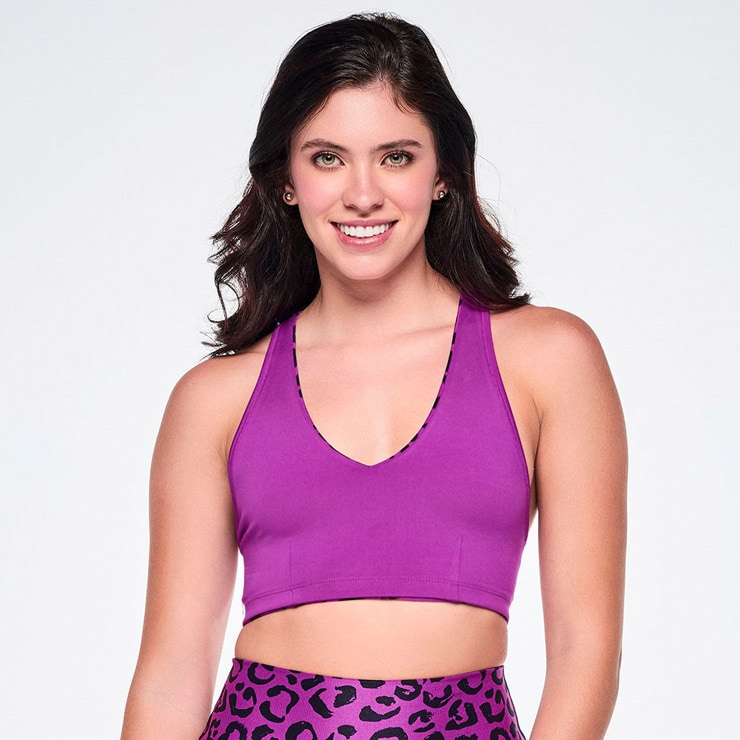 ZUMBA ズンバ 正規品 ウェアレディース ブラ ブラトップ レオパード