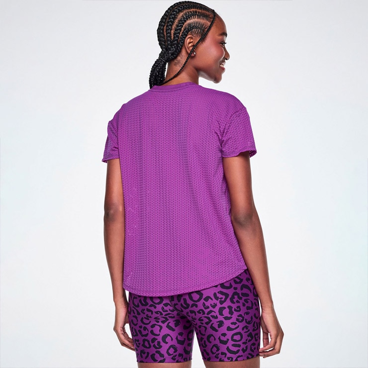 ZUMBA ズンバ 正規品 ウェアレディース トップス 半袖 丸首 ロゴ