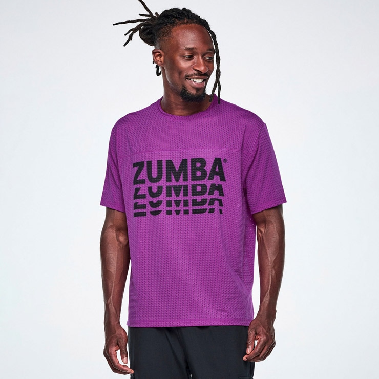 ZUMBA ズンバ 正規品 ウェアレディース トップス 半袖 丸首 ロゴ