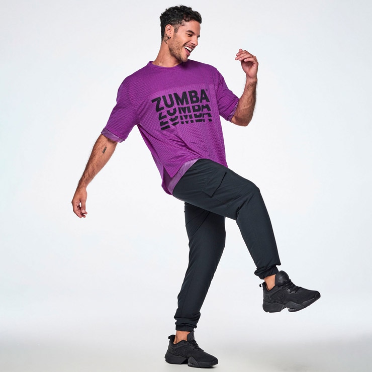 ZUMBA ズンバ 正規品 ウェアレディース トップス 半袖 丸首 ロゴ